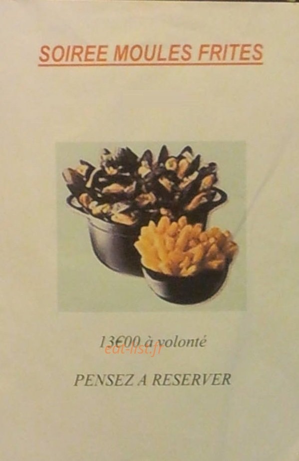 Café Kléber — carte page 4