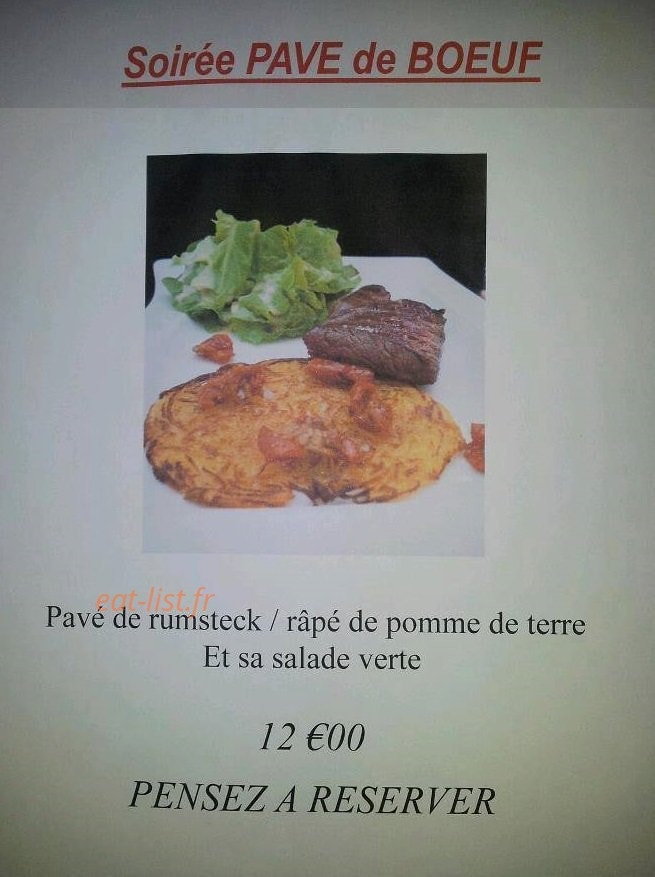 Café Kléber — carte page 2
