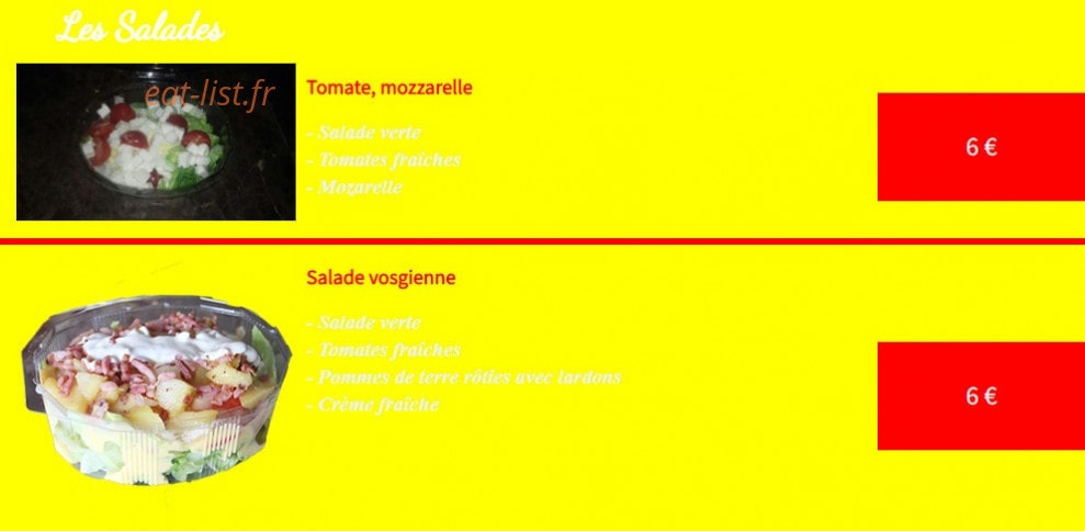 La Casa Del Pizza — carte page 10