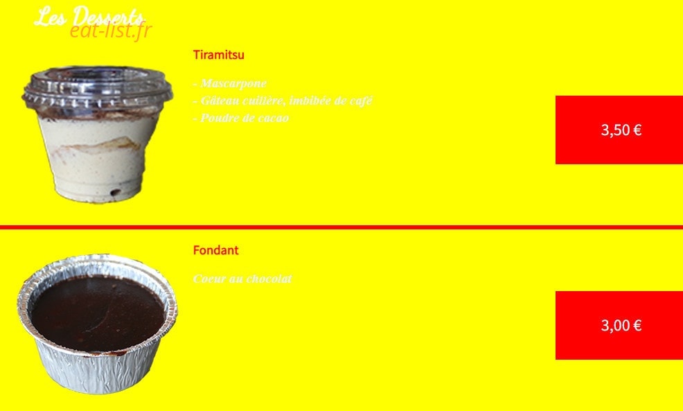 La Casa Del Pizza — carte page 11