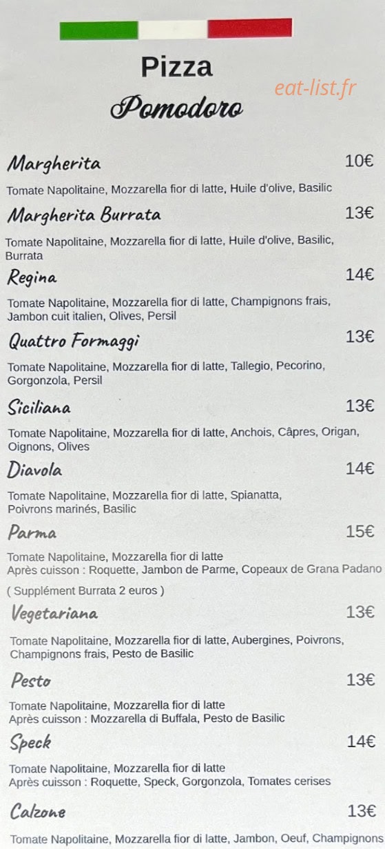 La Trinacria — carte page 1