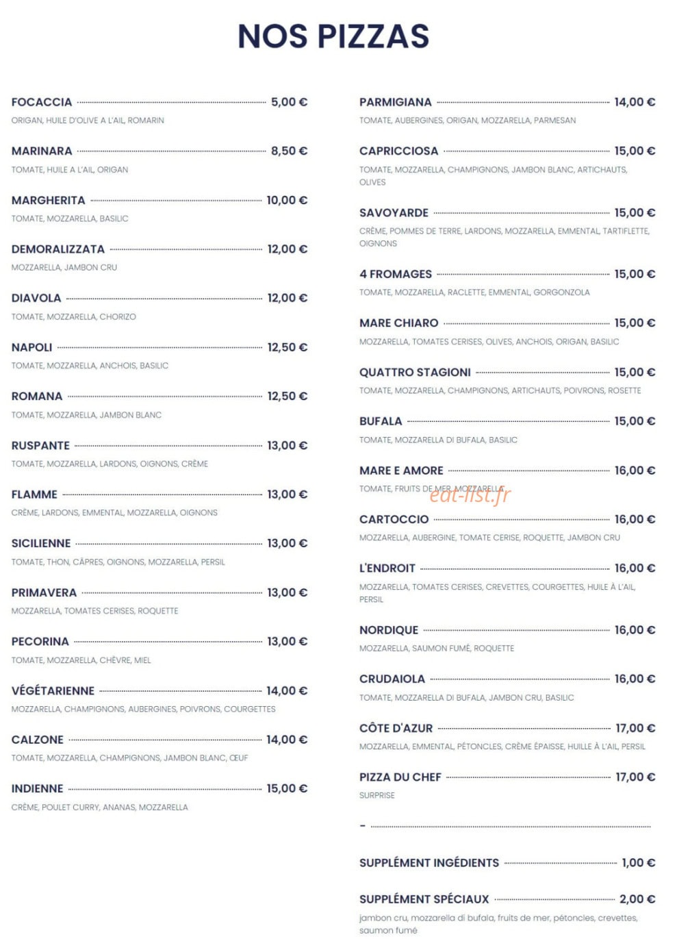 L'endroit — carte page 1