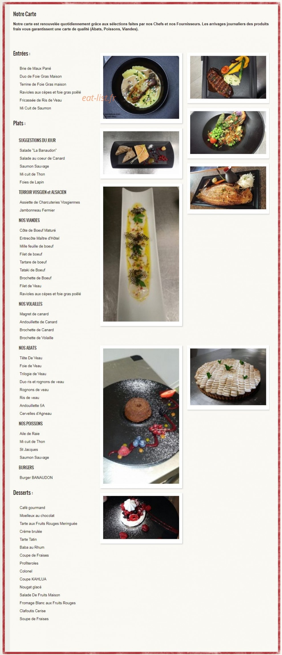 Le Banaudon — carte page 1