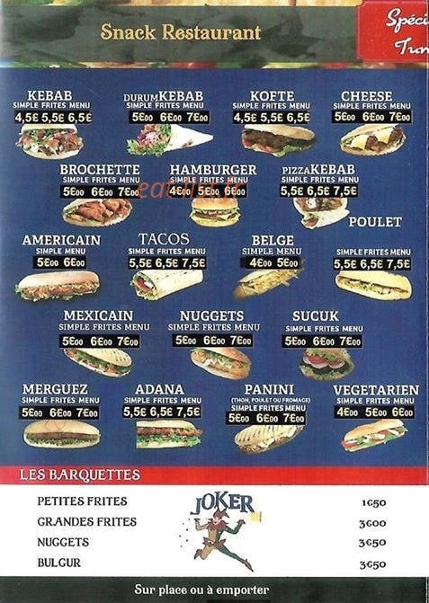 Le Joker — carte page 1