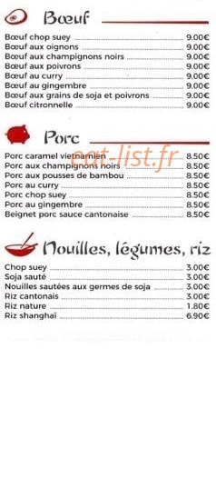Le Joyeux Boudha — carte page 4
