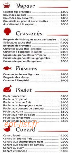 Le Joyeux Boudha — carte page 3