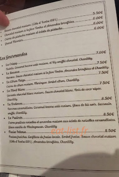 Le Tacot Gourmand — carte page 2