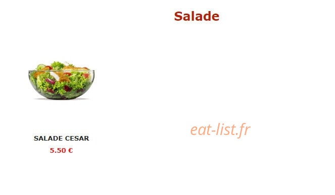 Urban food — carte page 12
