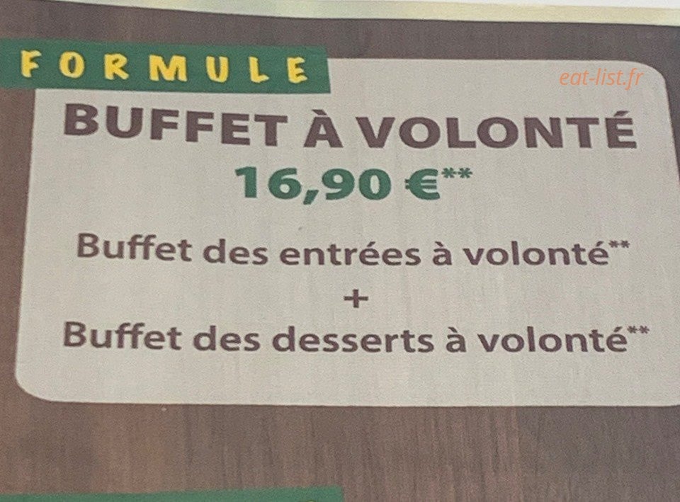 Aux buffets gourmands — carte page 4