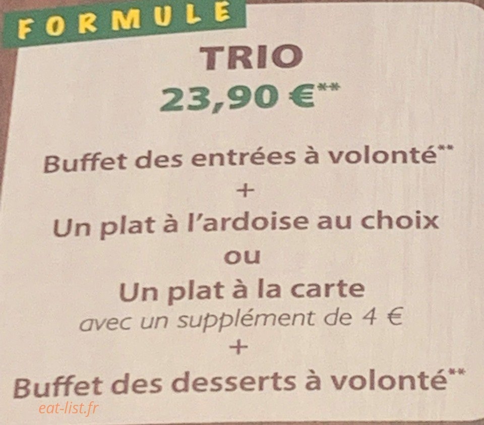 Aux buffets gourmands — carte page 2