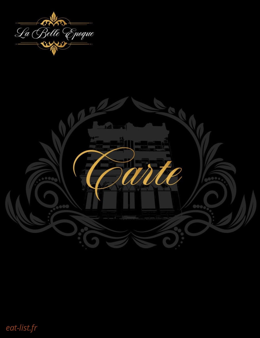 La Belle Epoque — carte page 1