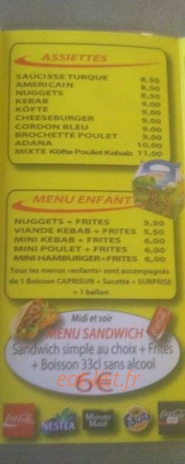 La Petite Turquie 4 — carte page 5