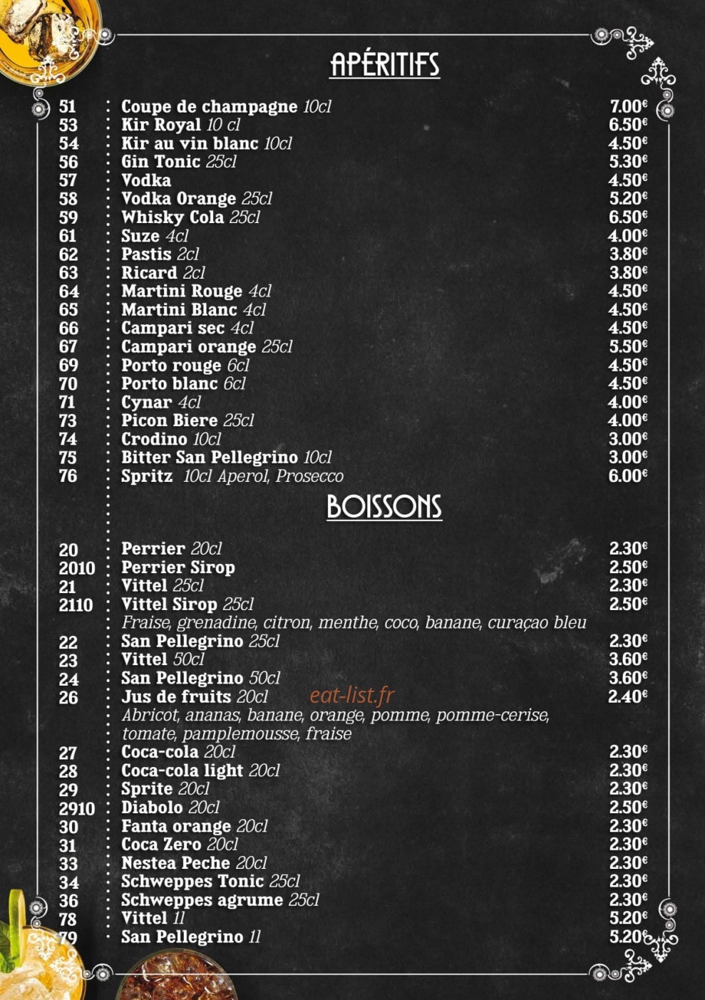 La Piazzetta — carte page 8