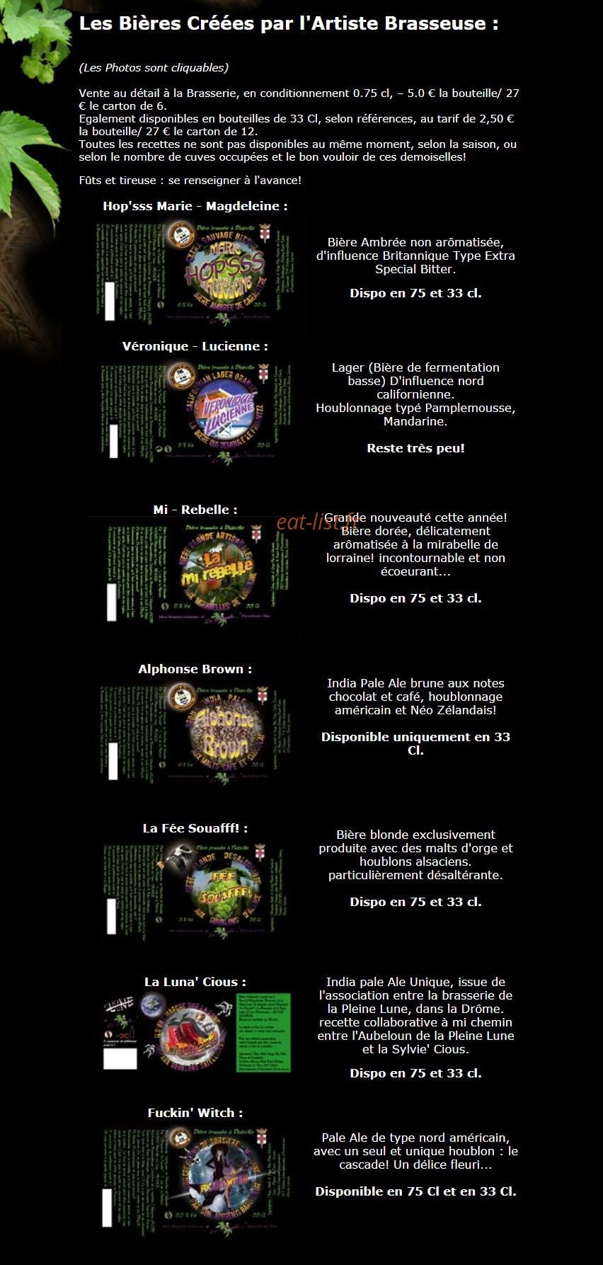 Le Paradis — carte page 1