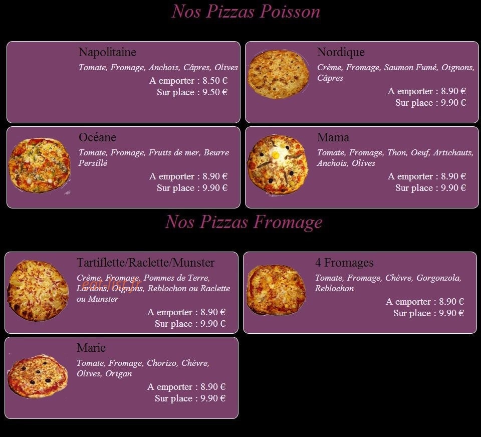 Passion Coco — carte page 3