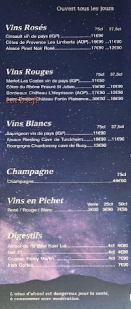 Galaxie wok — carte page 3