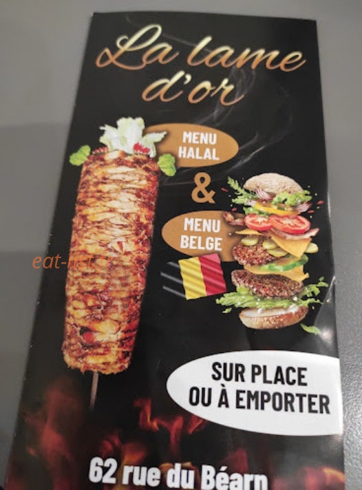 La Lame D'or — carte page 1