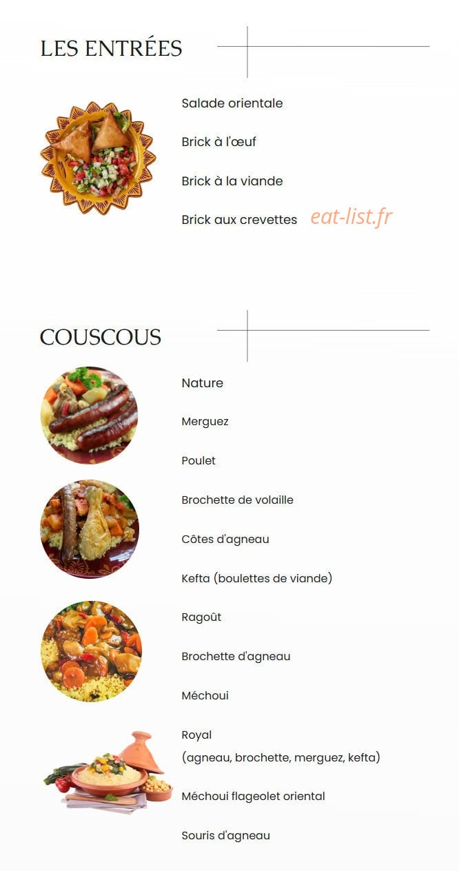 Savoir&Mets — carte page 1