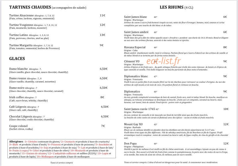 Caracas - Cocktails u0026 Tapas — carte page 2