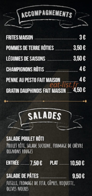 Le 54restaurant — carte page 3