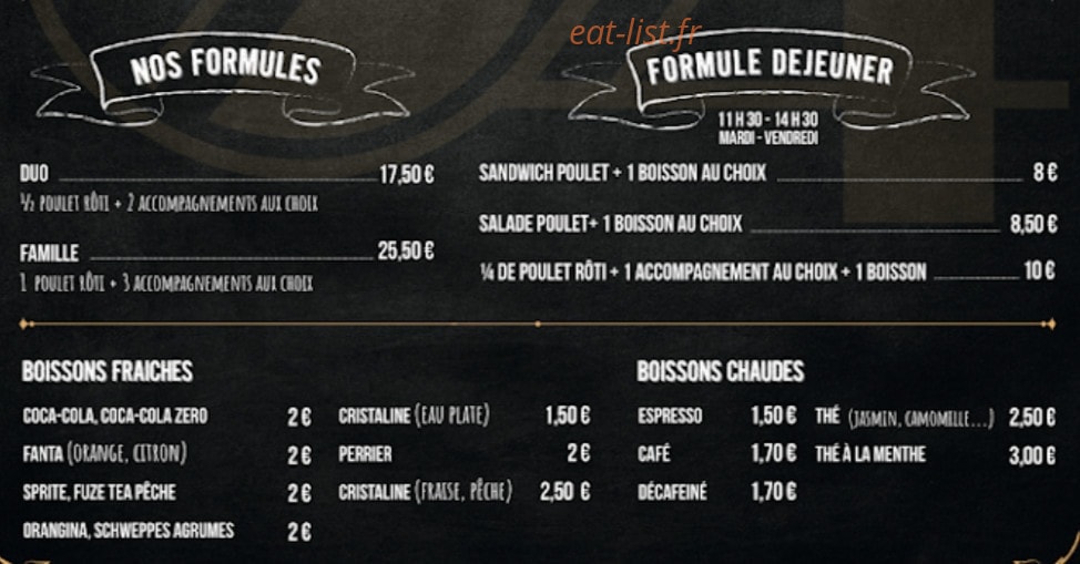 Le 54restaurant — carte page 4