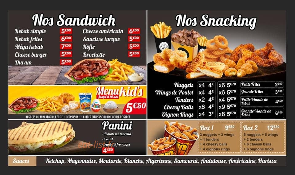 Smiley Resto — carte page 3