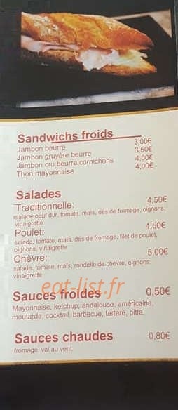 LMC' Frites — carte page 4