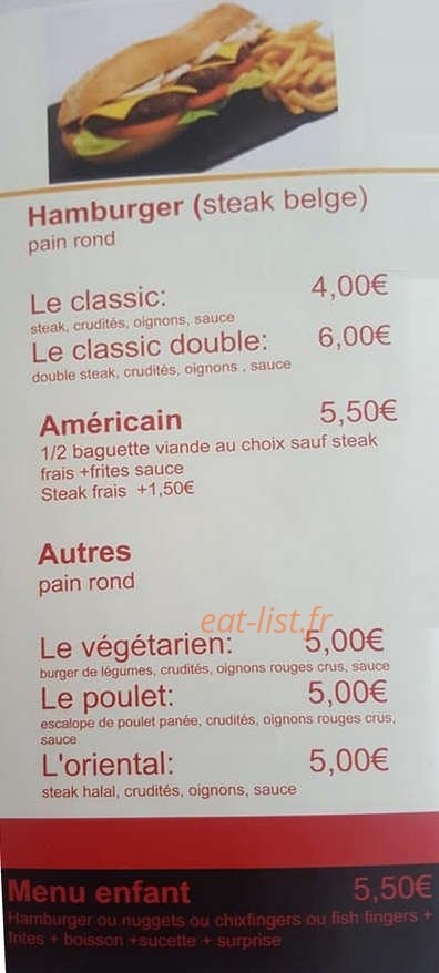 LMC' Frites — carte page 3