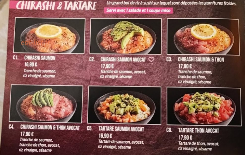 Hello sushi — carte page 2