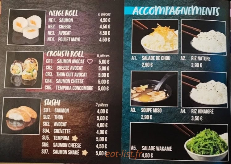 Hello sushi — carte page 4