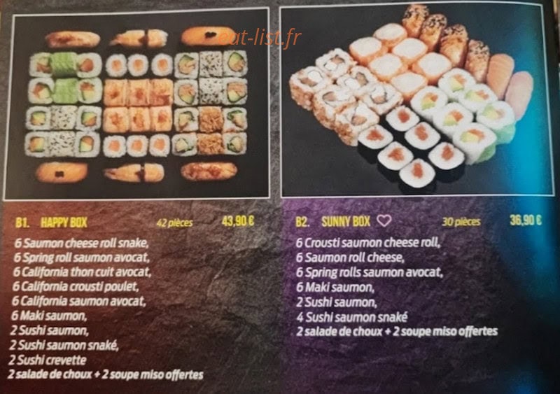 Hello sushi — carte page 9