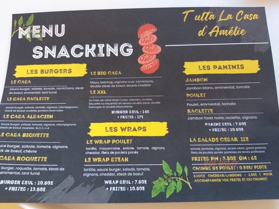 Tutta la Casa d'Amélie — carte page 2