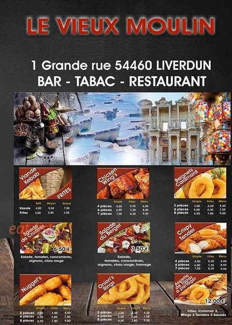 le vieux moulin — carte page 1
