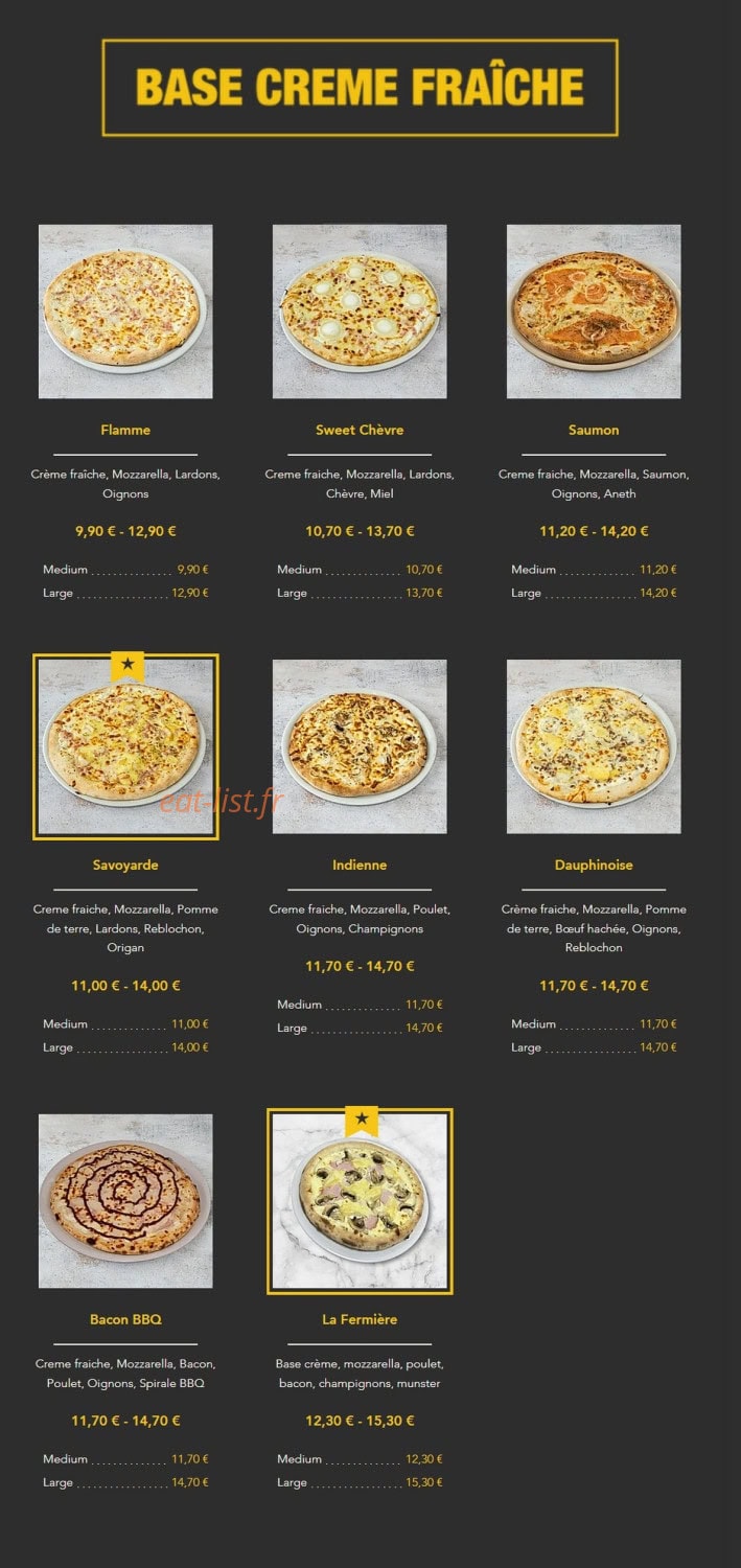 Pizzeria Tempio — carte page 3
