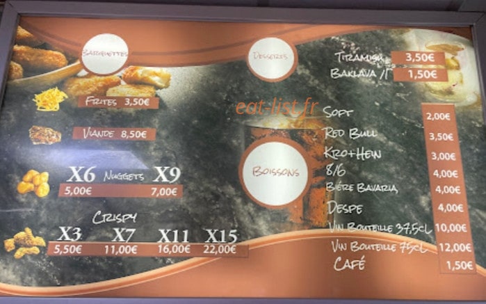 Snack Kebab Istanbul — carte page 4