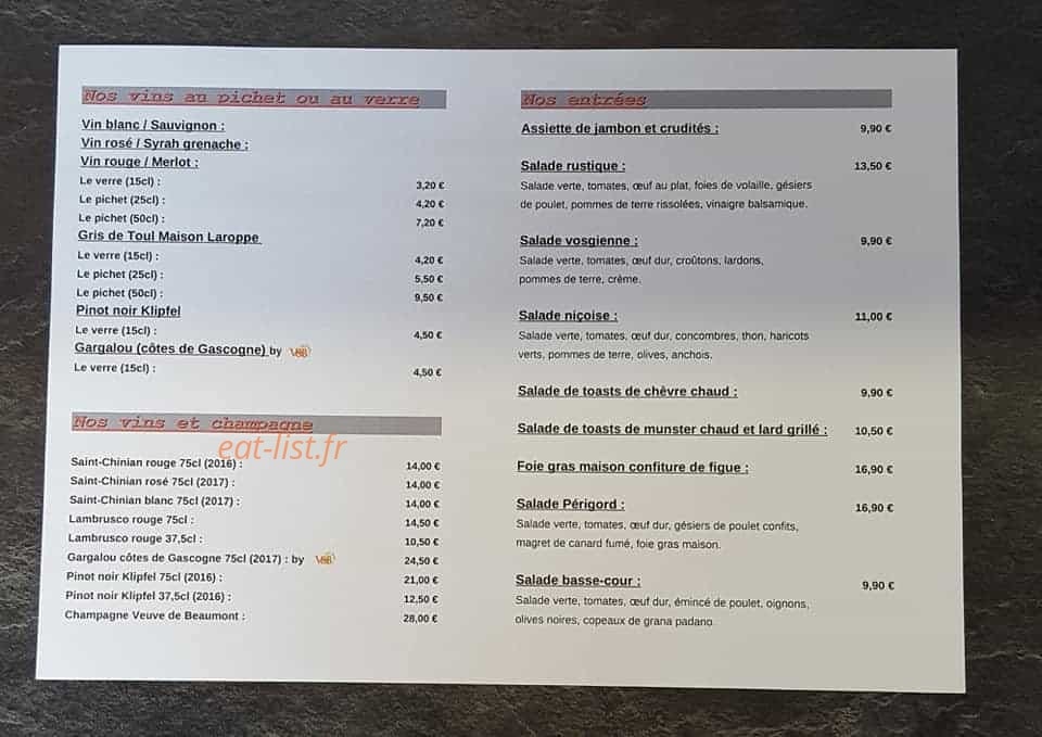Au point d'interro — carte page 1