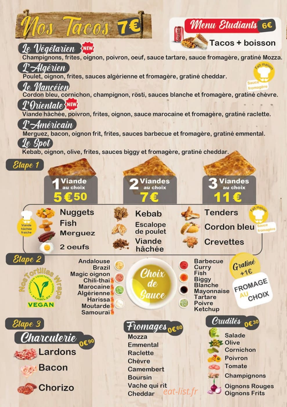 Food Spot — carte page 2