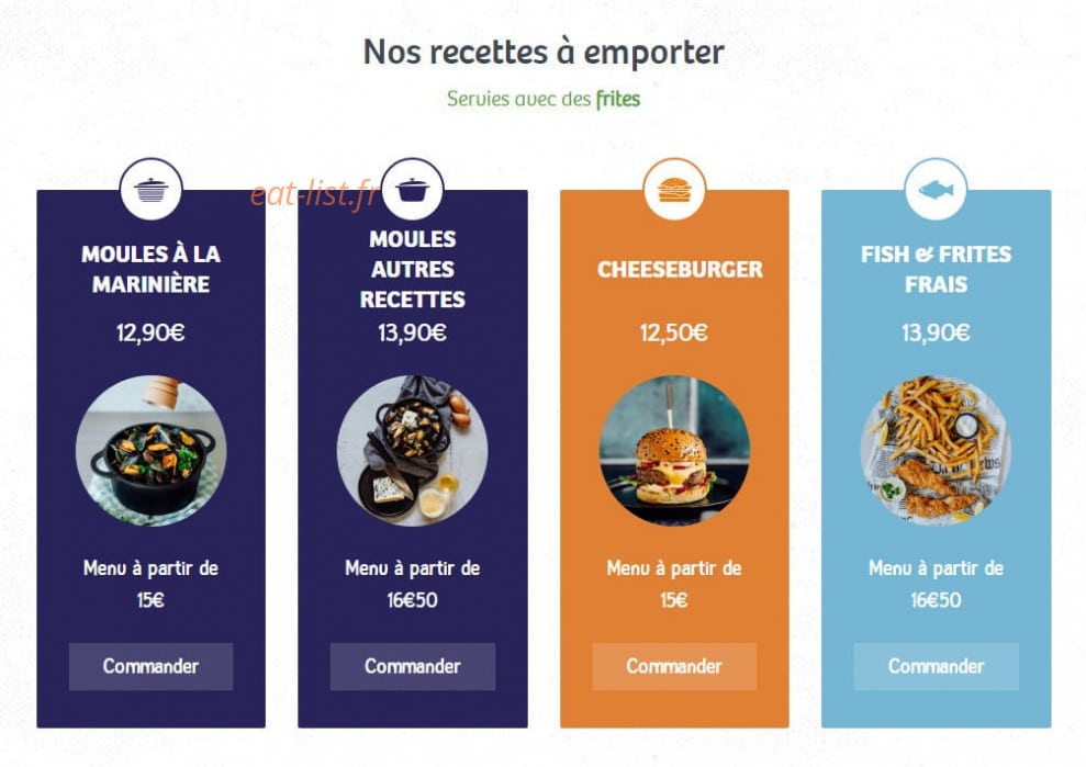 Carte et menu de Léon de Bruxelles à Vandoeuvre les Nancy — Recettes à emporter