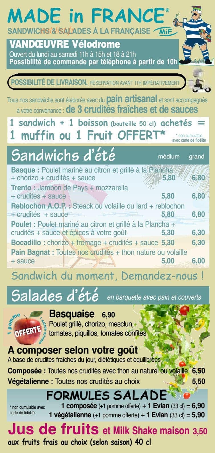 Made In France — carte page 1