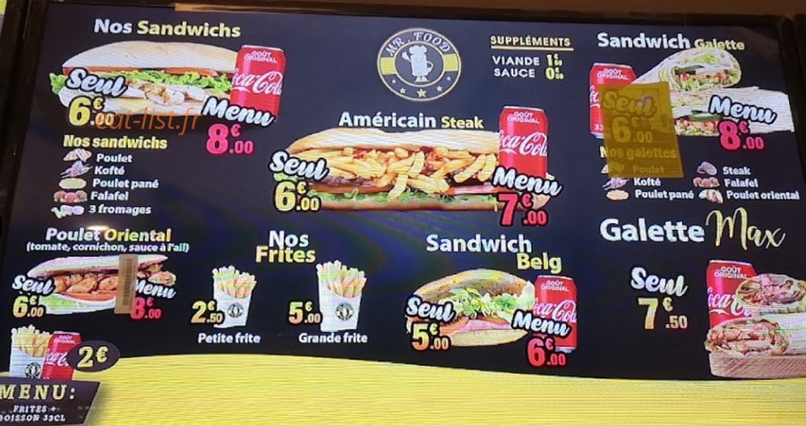 Mr.food — carte page 3