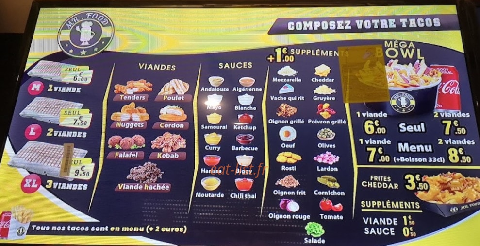 Mr.food — carte page 2