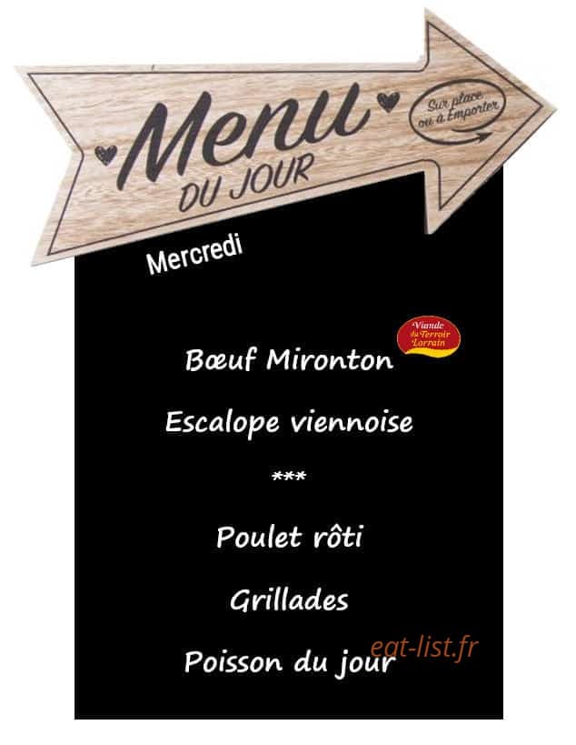 Restaurabelle — carte page 1