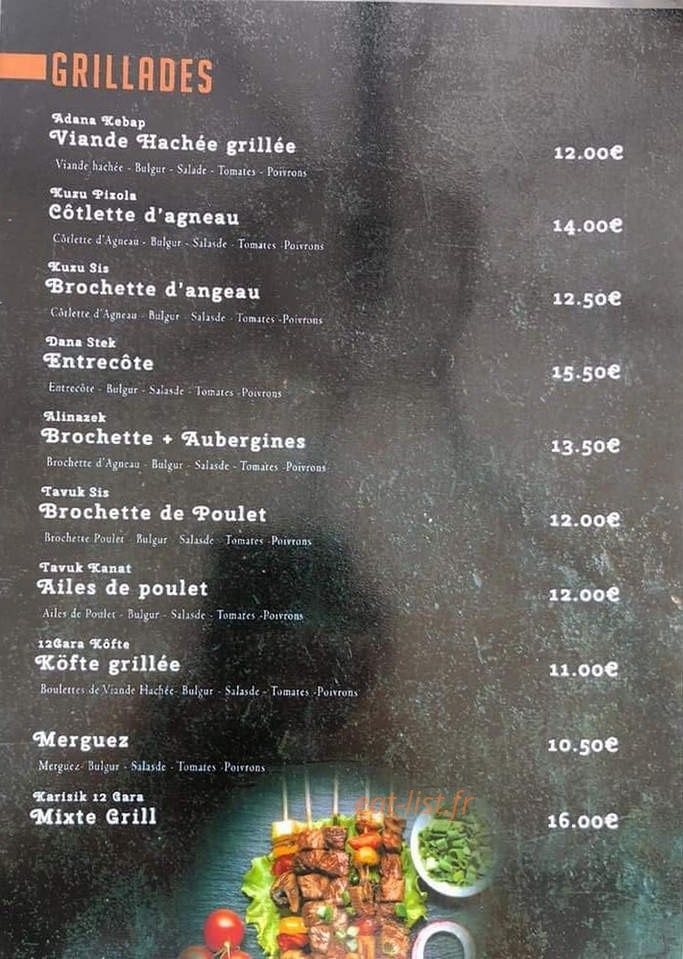 Restaurant ZeN — carte page 4
