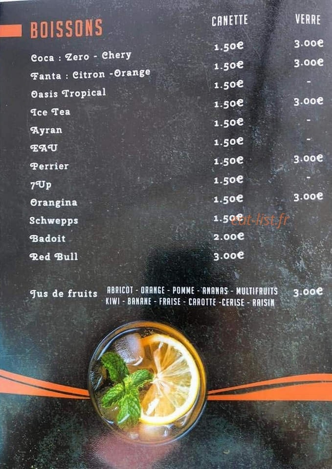 Restaurant ZeN — carte page 9