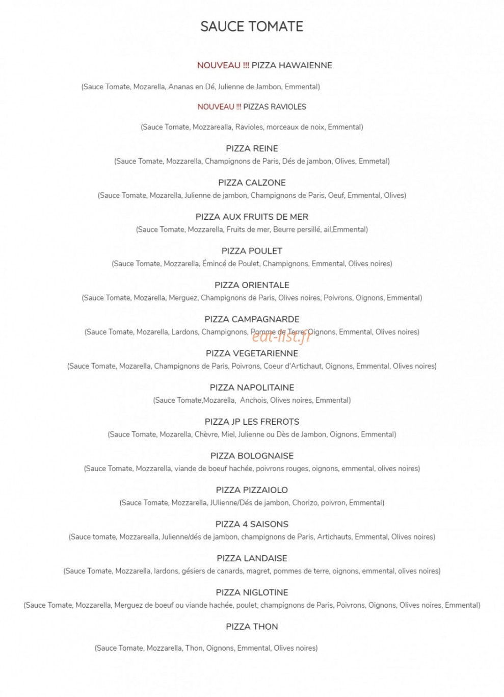 Resto flash — carte page 1