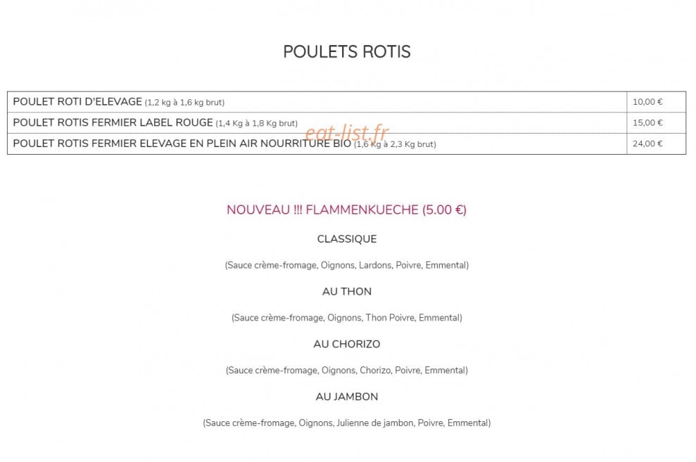 Resto flash — carte page 3