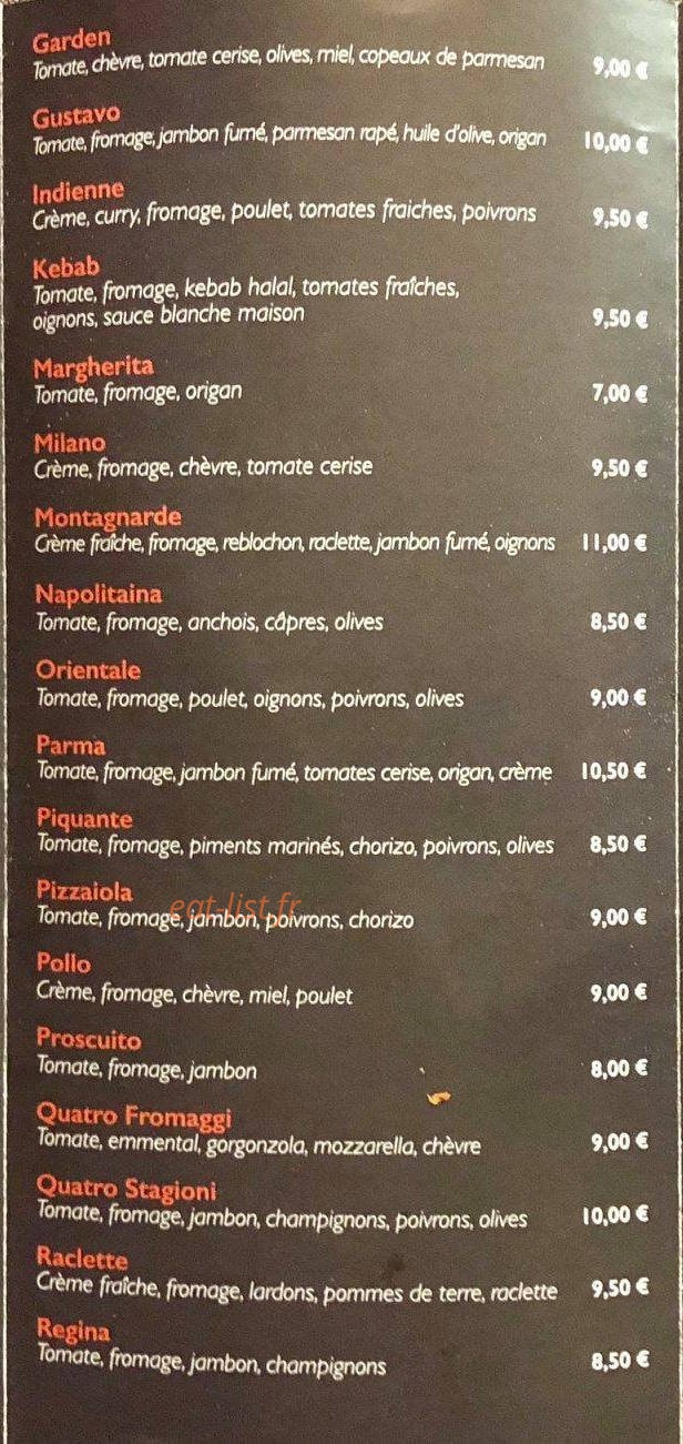 Les Petites Olives — carte page 3