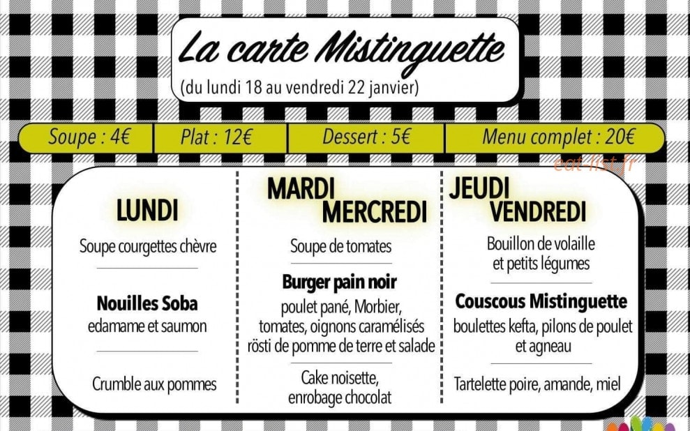 Mistinguette — carte page 1
