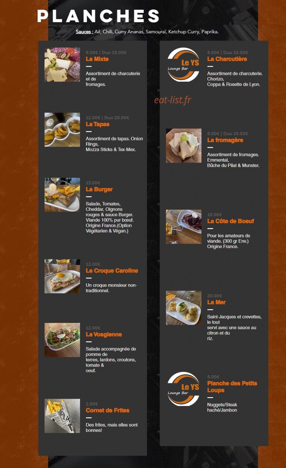 Le YS — carte page 2