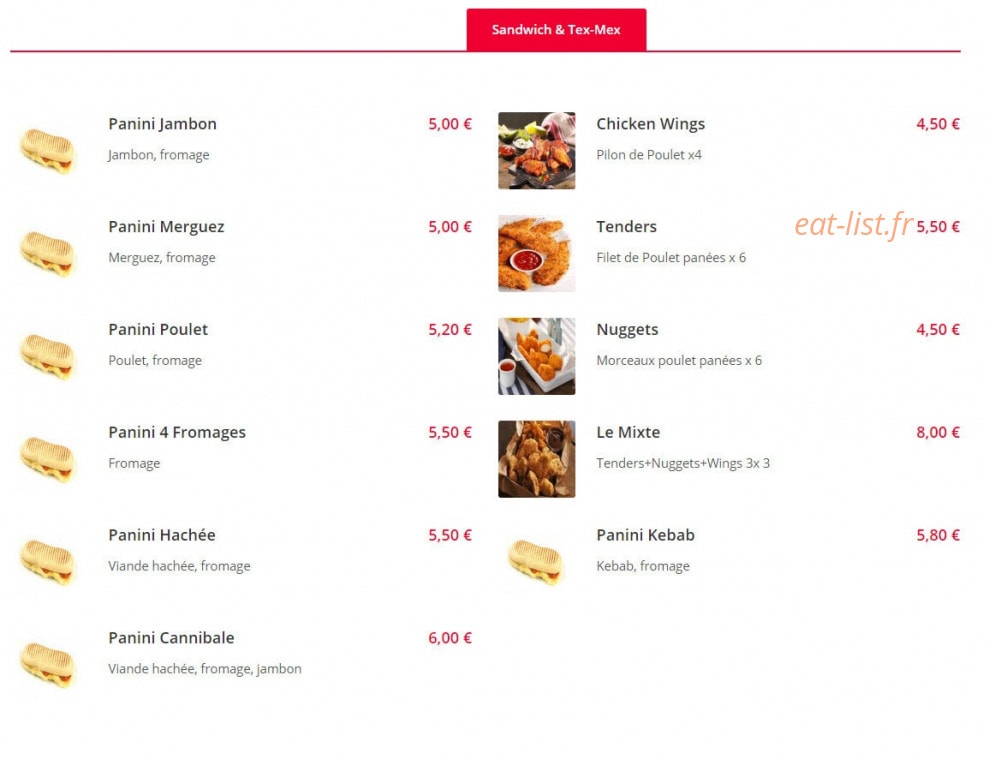 Baba Gusto — carte page 4